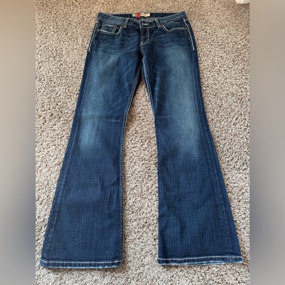 BKE Women's Boot Cut Jeans - Dark Blue - Picture 2 of 5